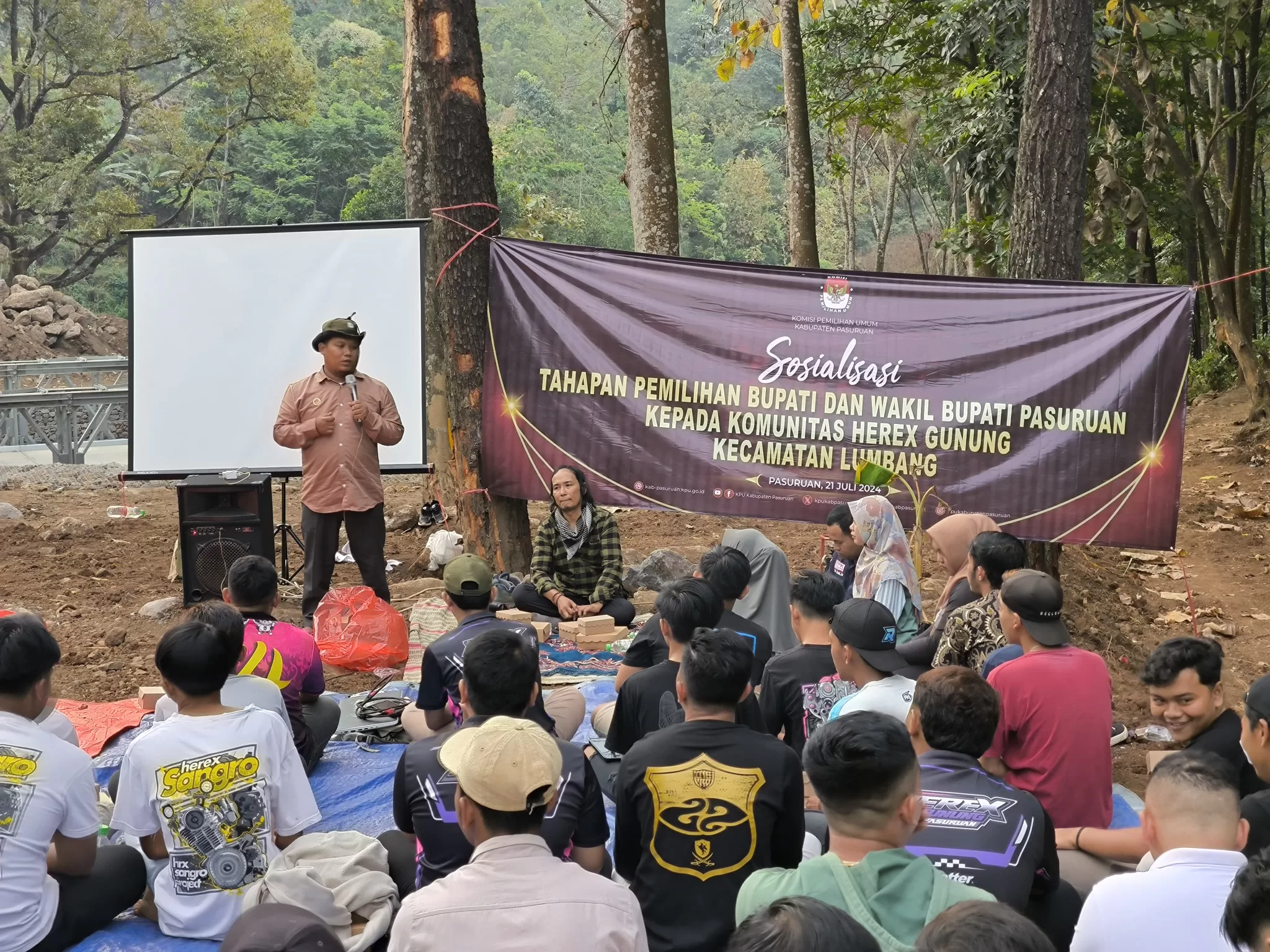 KPU Kabupaten Pasuruan sosialisasi Pemilu 2024.