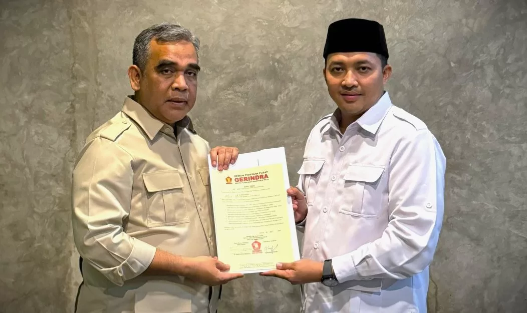Rusdi Sutejo terima surat tugas dair Sekjen DPP Gerindra