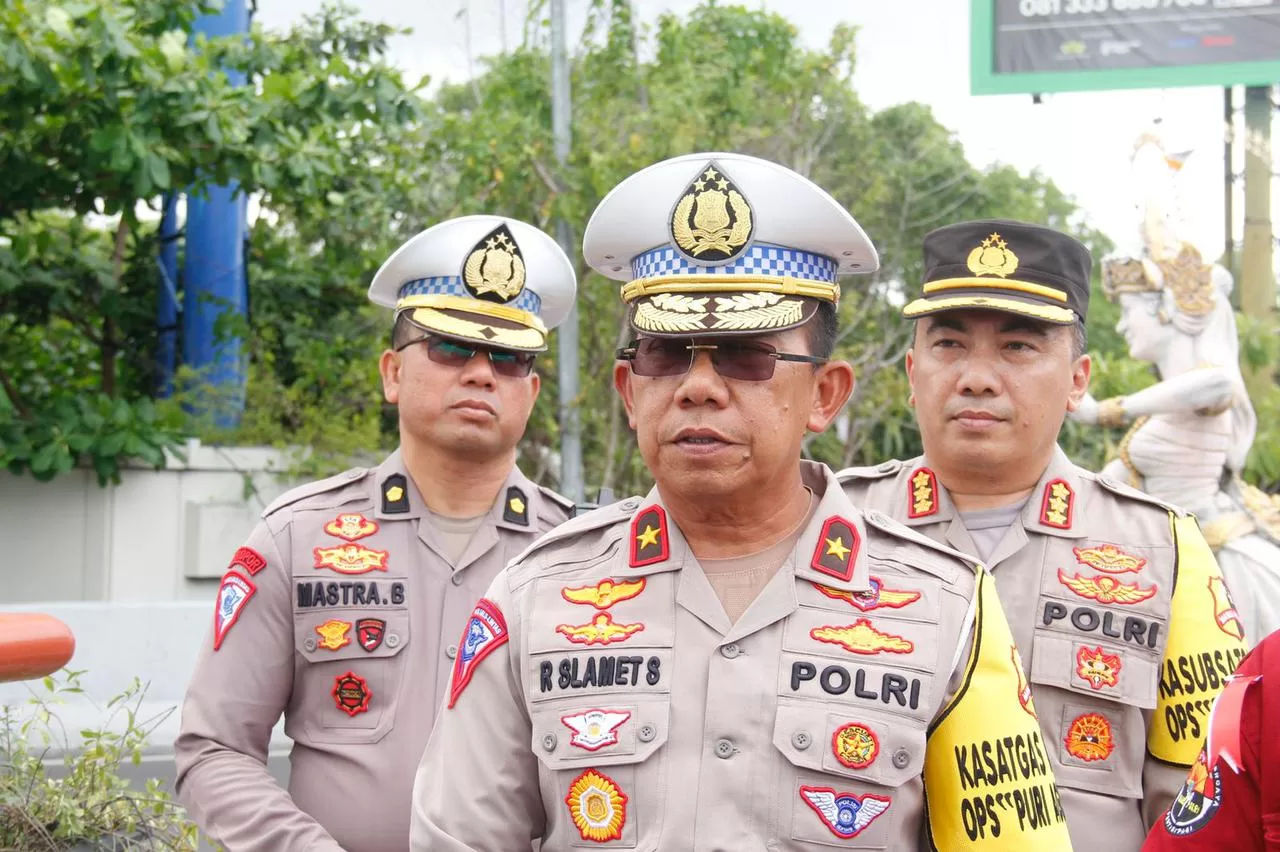 Brigjen Raden Slamet Widodo saat memberikan keterangan kepada awak media. (rnt)