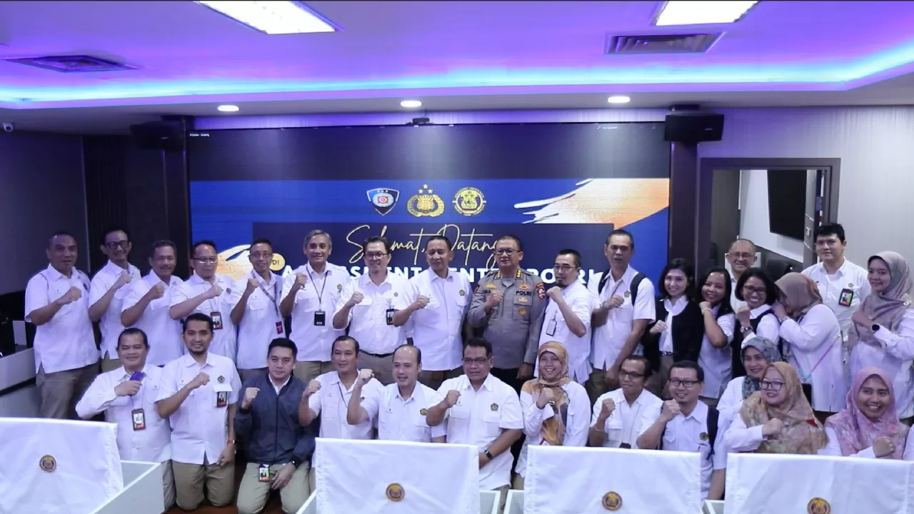 Kunjungan SKK Migas ke Assessment Center Polri. (Hms For BacainD.com)
