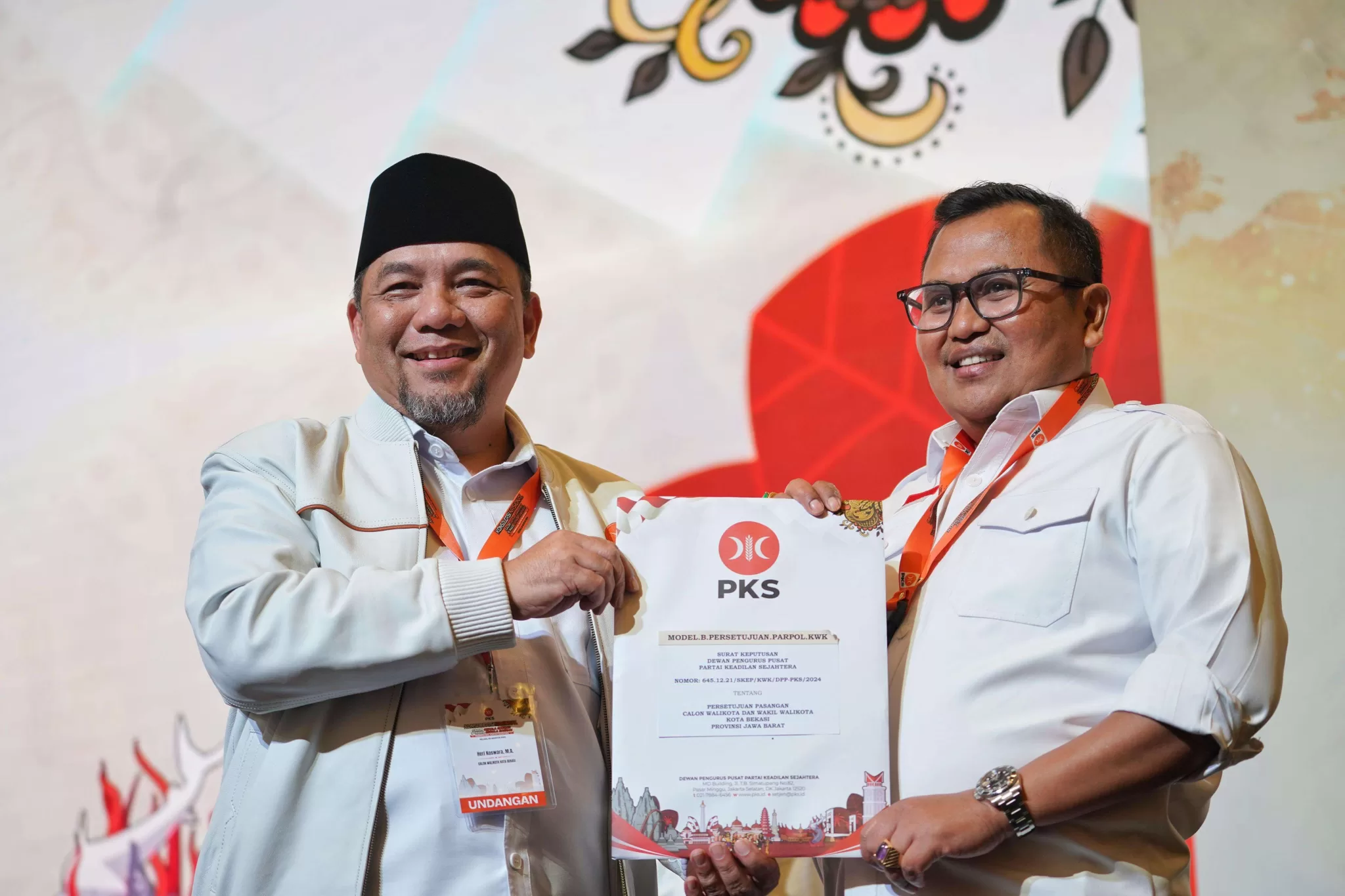 Heri Koswara - Sholihin. (Dok. PKS)