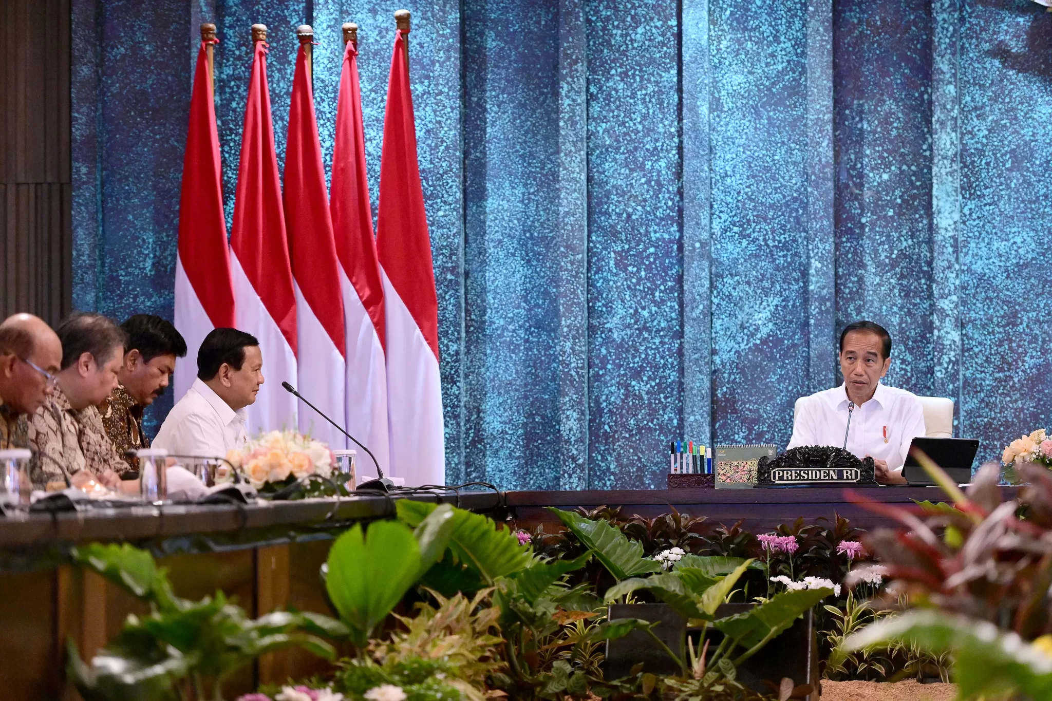 Sidang Kabinet Paripurna di Istana Garuda. (Dok. Biro Pers, Media, dan Informasi Sekretariat Presiden)