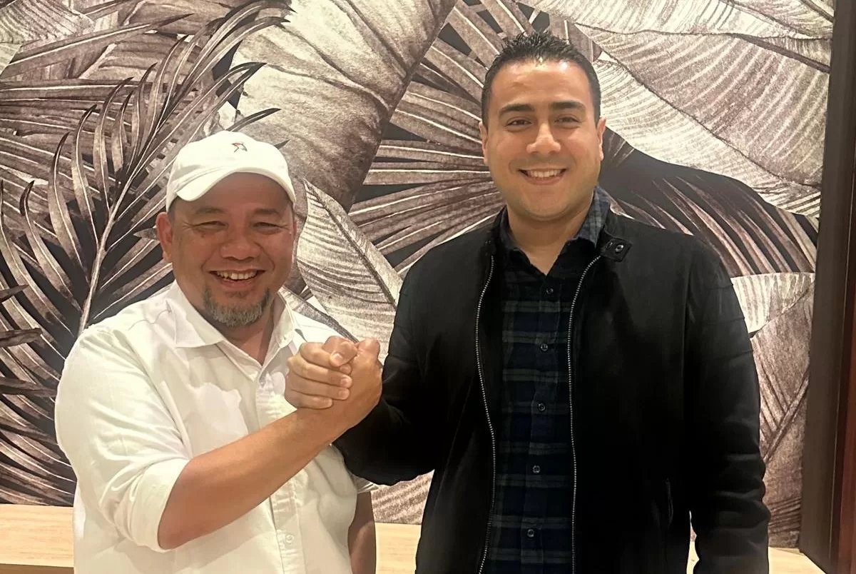 Bang Nofel Saleh Hilabi dukung Herkos-Sholihin. (Dok)