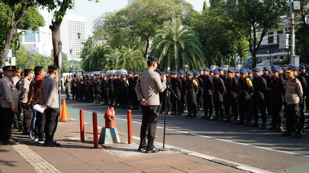 Apel persiapan pasukan. (Ist)