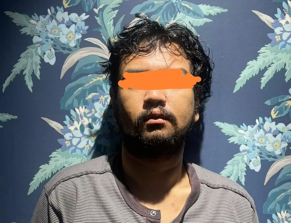 YA (26) Saat diamankan oleh pihak kepolisian. (Ist)