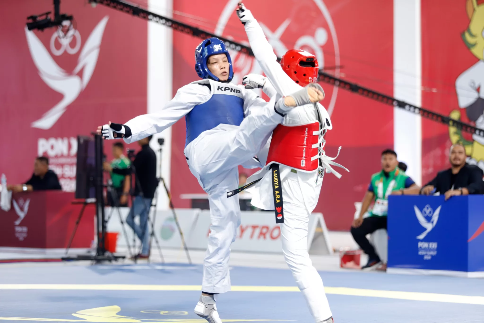 Cabor Taekwondo di PON XXI Aceh-Sumut, mulai di pertandingkan Kamis (12/9/2024). (Hms)