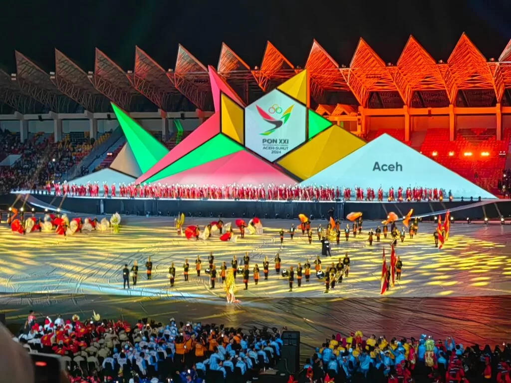 Semarak Pembukaan PON XXI Aceh-Sumut 2024. (Hms)
