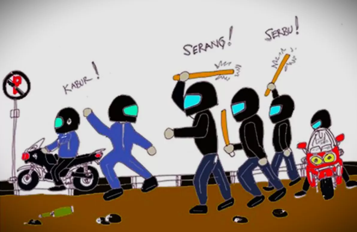 Geng Motor Ilustrasi. (ist)