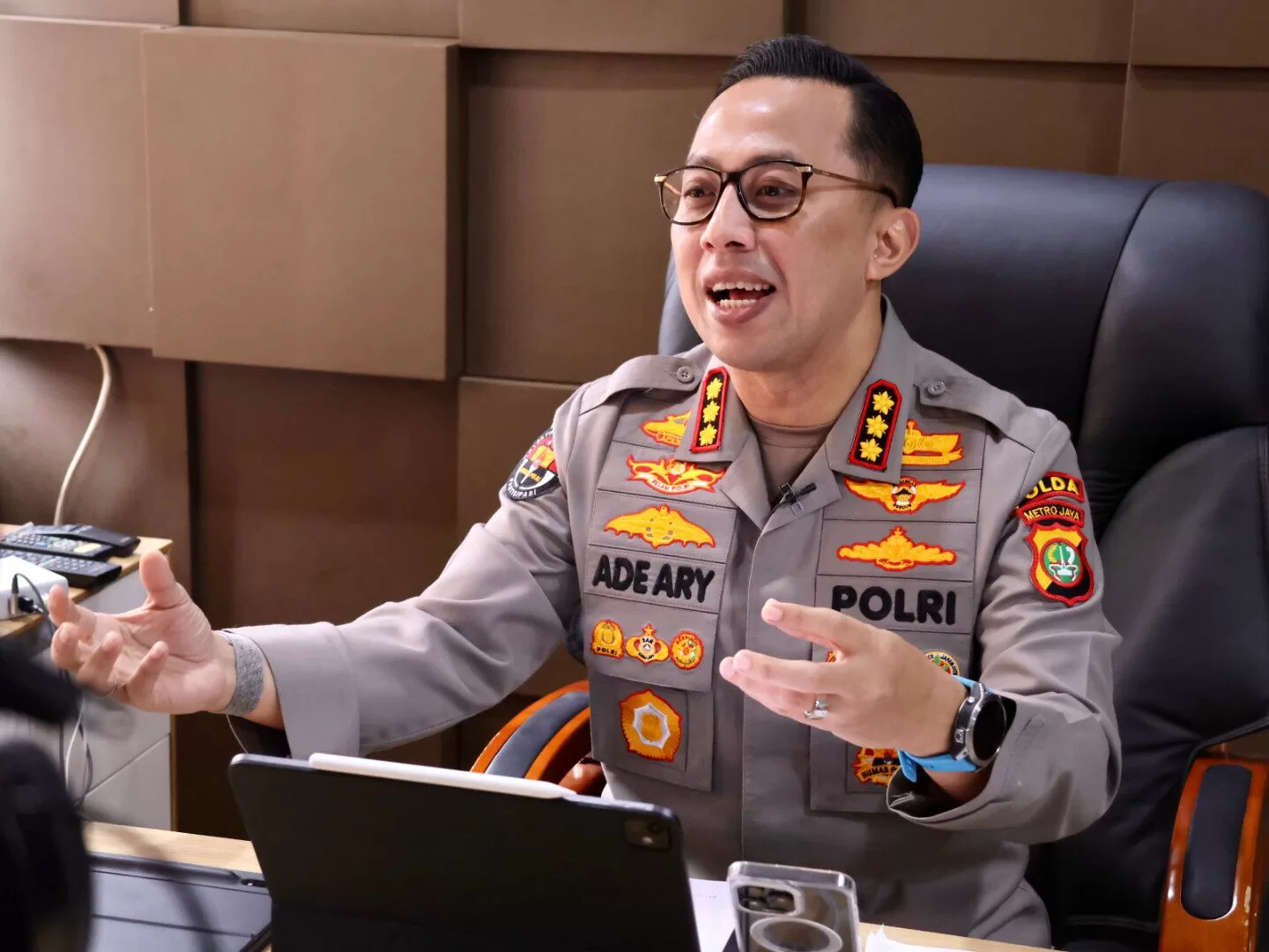 Kabid Humas Polda Metro Jaya Kombes Pol Ade Ary Syam Indradi. (Hms for BacainD.com)
