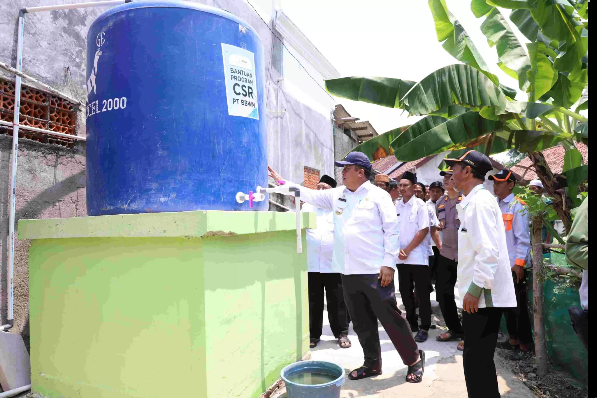 Persemian Sumur Bor Satelit Baznas Kabupaten Bekasi.