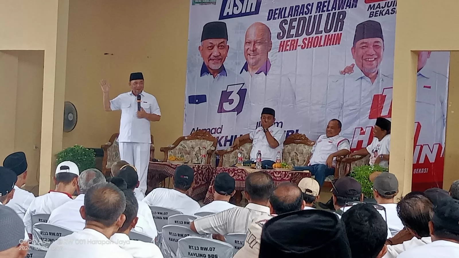 Heri Koswara saat memberikan sambutan. (Ist)