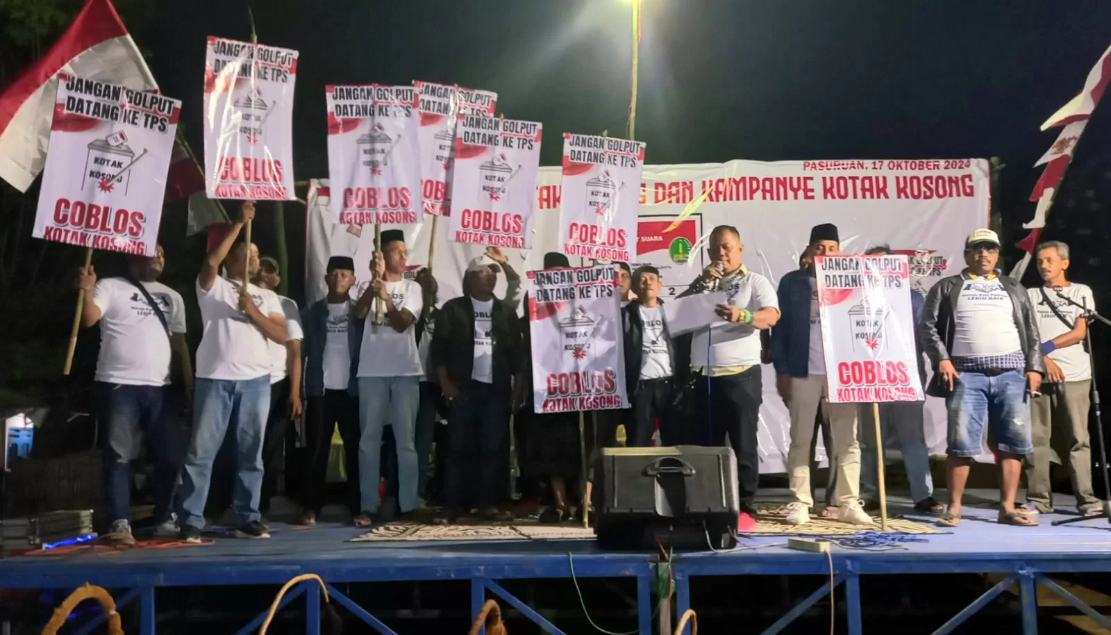 FPDM saat deklarasi Kotak Kosong (BM)