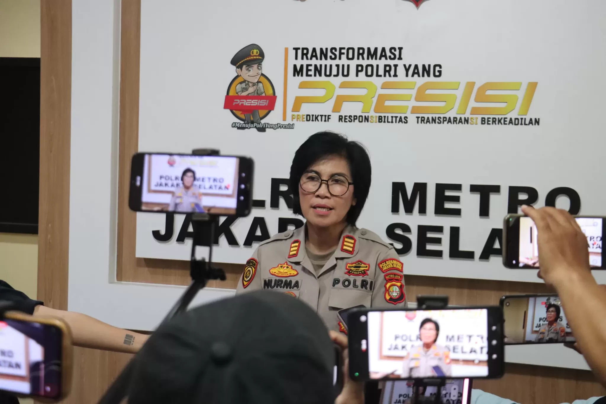 Kasi Humas Polres Metro Jakarta Selatan.