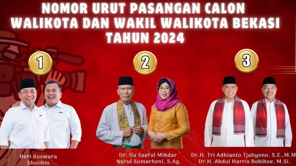 2 Tim Pemenangan Paslon nomor urut 1 dan nomor urut 3 saling klaim kemenangan berdasarkan dari Data penghitungan dari tim internal pemenangannya masing-masing. (Istimewa. Dok KPU)