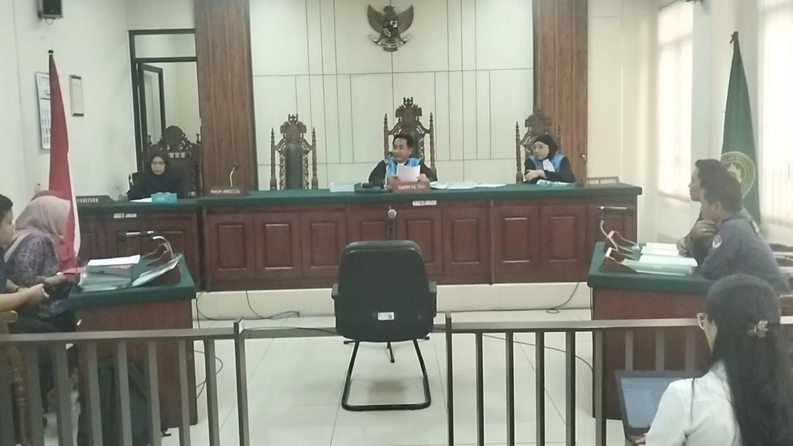 Proses Persidangan Pemkot Bekasi vs AWPI Kota Bekasi di PTUN Bandung berlangsung. (Istimewa)
