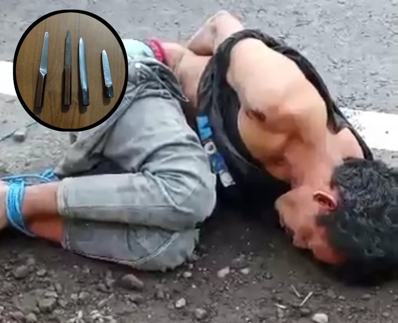 Potongan video terduga pelaku pencurian saat dimassa insert kunci T 4 buah (BM)