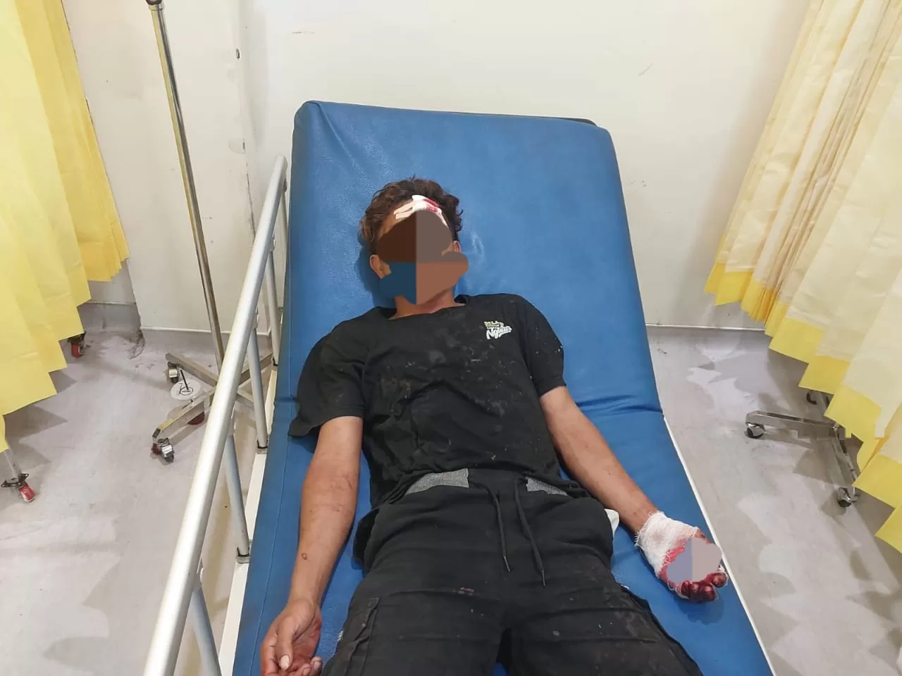 Kondisi Korban M-R saat dirawat dirumah sakit (humas for bacainD)