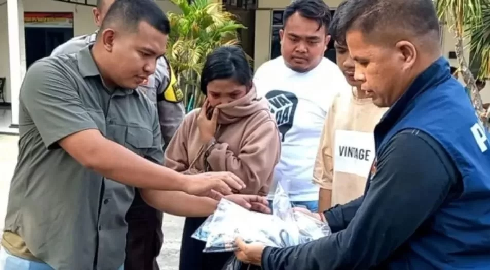 Sepasang Kekasih di Bekasi Nekat Curi Motor di Metland Cibitung. (Hms for BacainD.com)