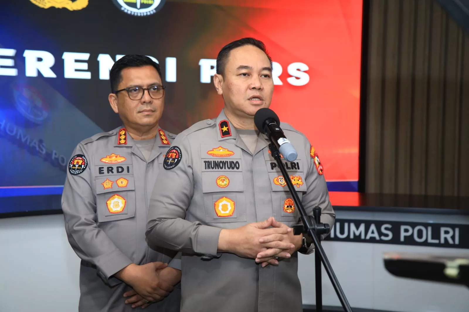 Brigjen Trunoyudo saat memberikan keterangan kepada awak media. (Hms for BacainD.com)