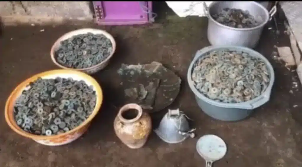 Penemuan Harta Karun oleh Petani di Pasuruan. (Ist)