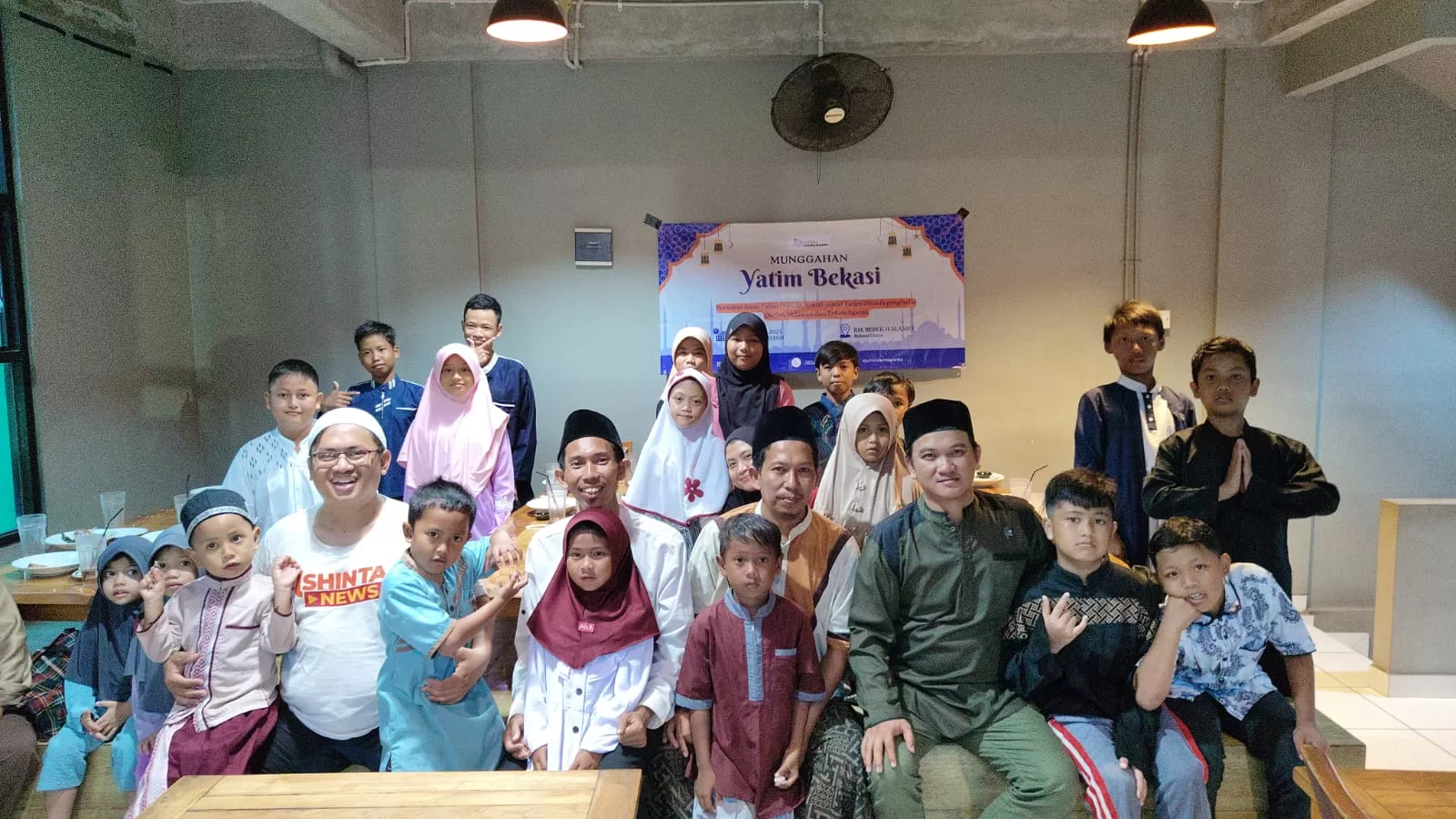 Jurnal Dermawanku mengadakan acara munggahan, bersama 20 santri yatim dhuafa penghafal Al-Qur'an. (Dok. Jurnal Dermawanku)