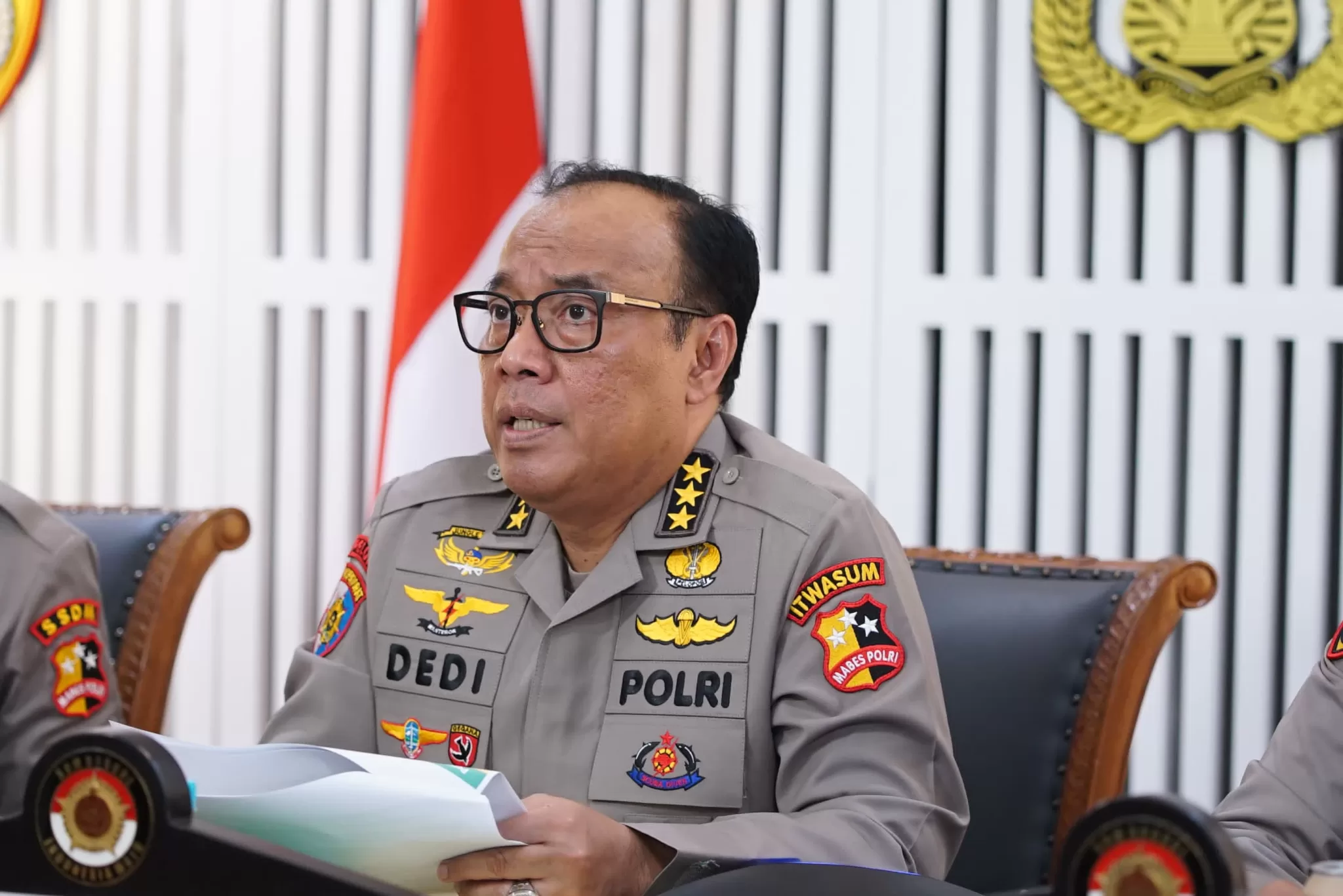 Inspektur Pengawasan Umum (Irwasum) Polri, Komjen Dedi Prasetyo. (hms)