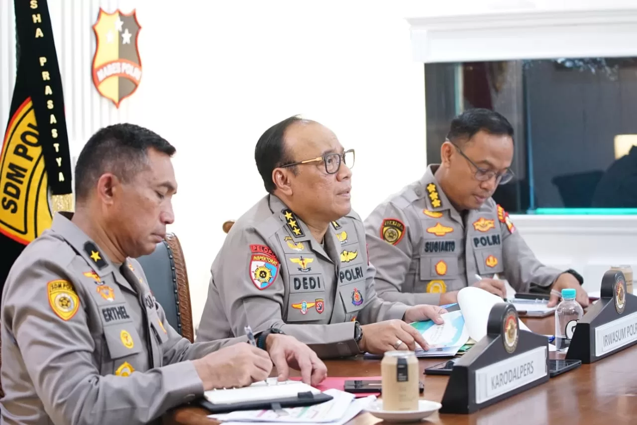Komjen Dedi P, saat sampaikan sambutannya. (Hms)