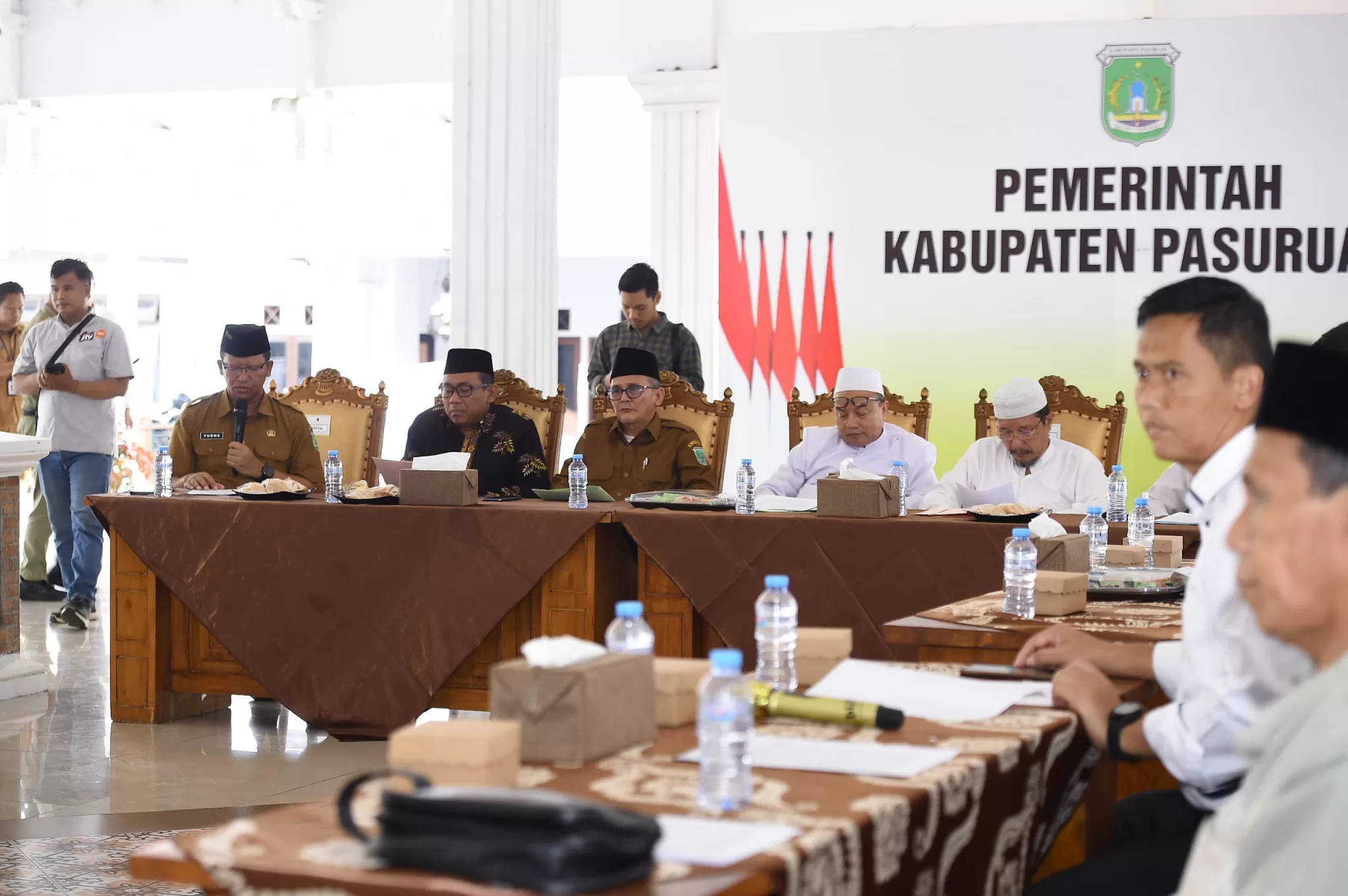 rapat koordinasi (Rakor) Kesepakatan Bersama Bulan Suci Ramadhan di Pemkab Pasuruan. (Hms for BacainD.com)