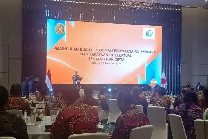 Ketua MA saat Luncurkan Buku Panduan Penyelesaian Sengketa Hak Cipta. (Ist)