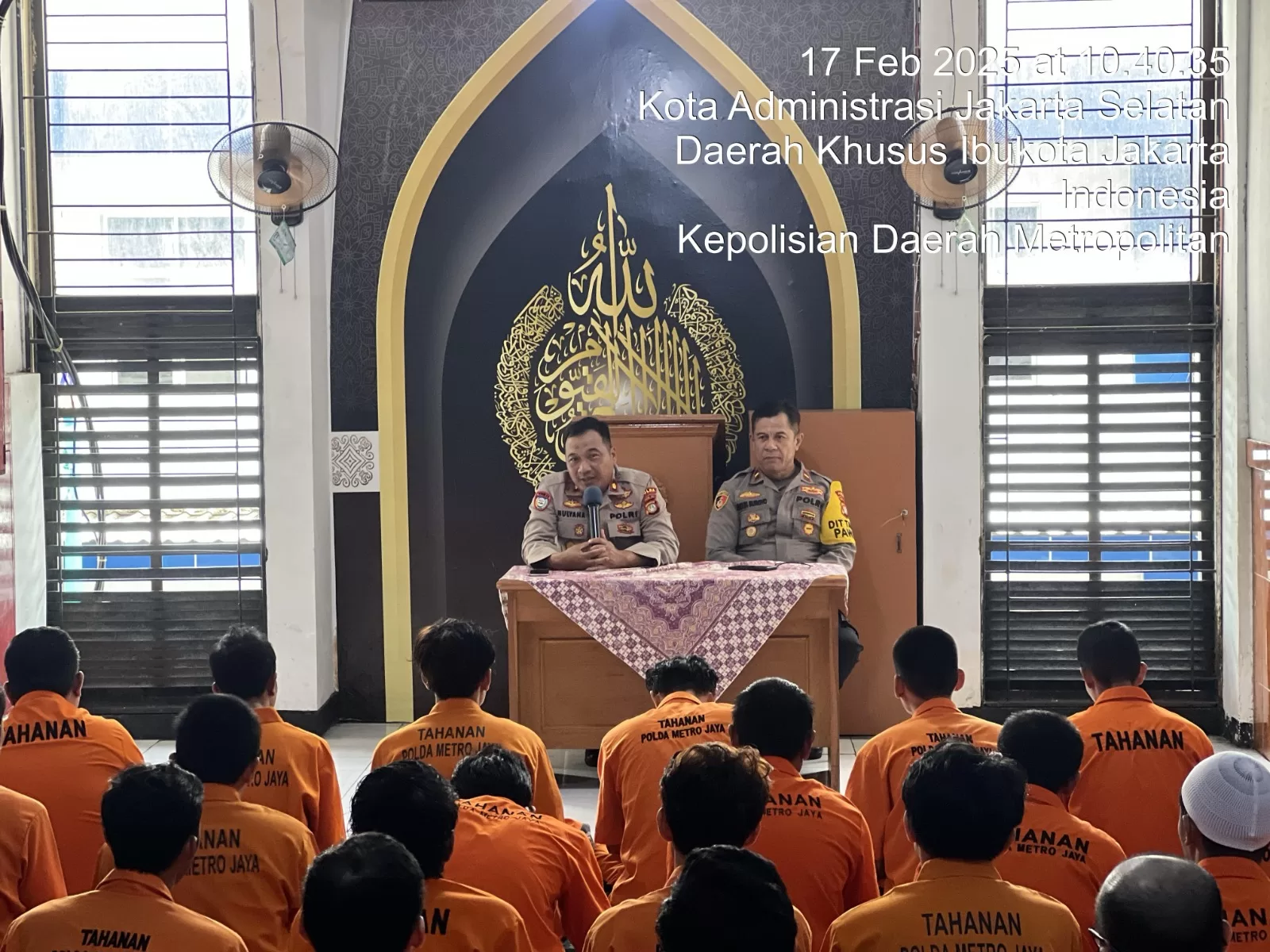 Pmbinaan dan penyuluhan untuk tahanan narkoba. (Hms)