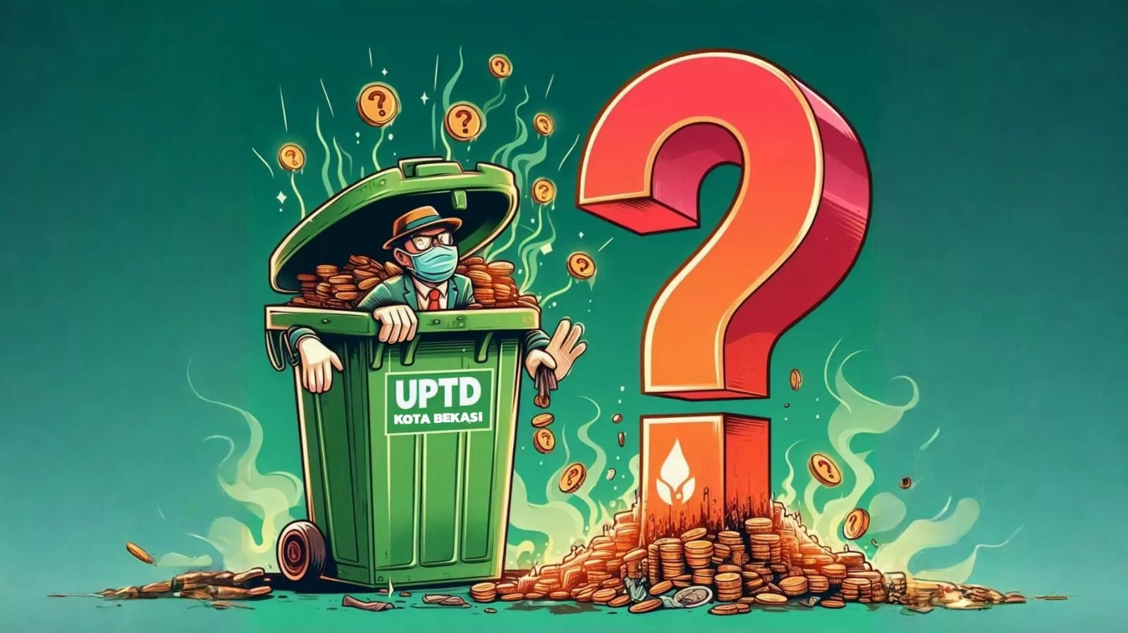 Ilustrasi Dugaan Korupsi Retribusi Sampah di Kota Bekasi