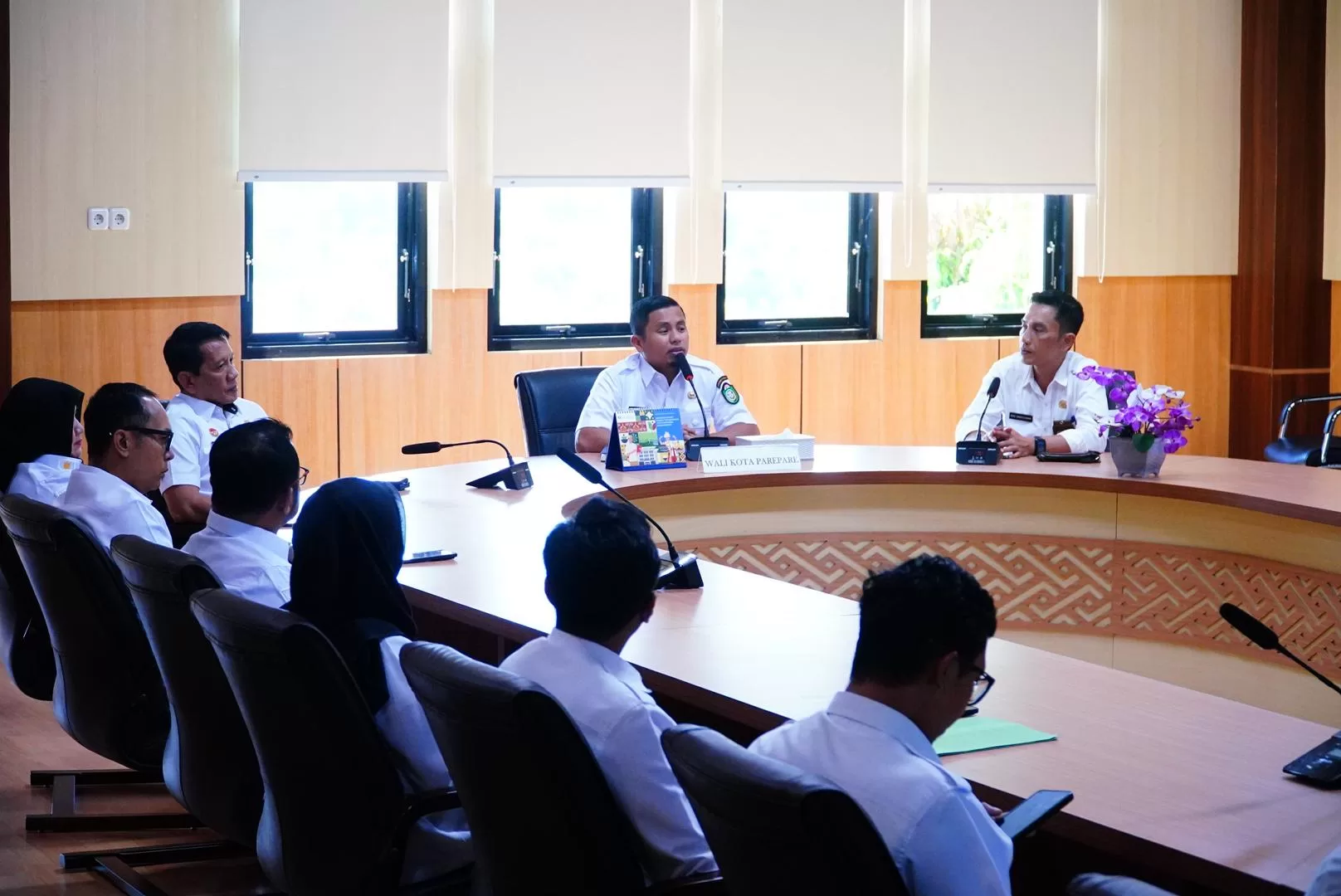 Kanwil Kemenkum Sulsel kunjungi Wali Kota Parepare.
