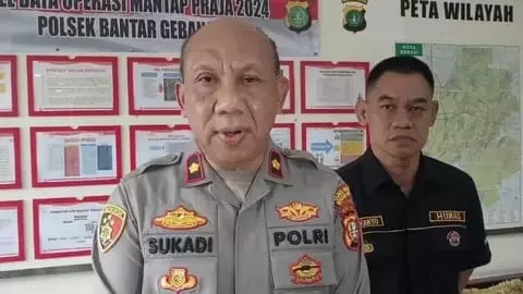 Kompol Sukadi, Kapolsek Bantargebang. 