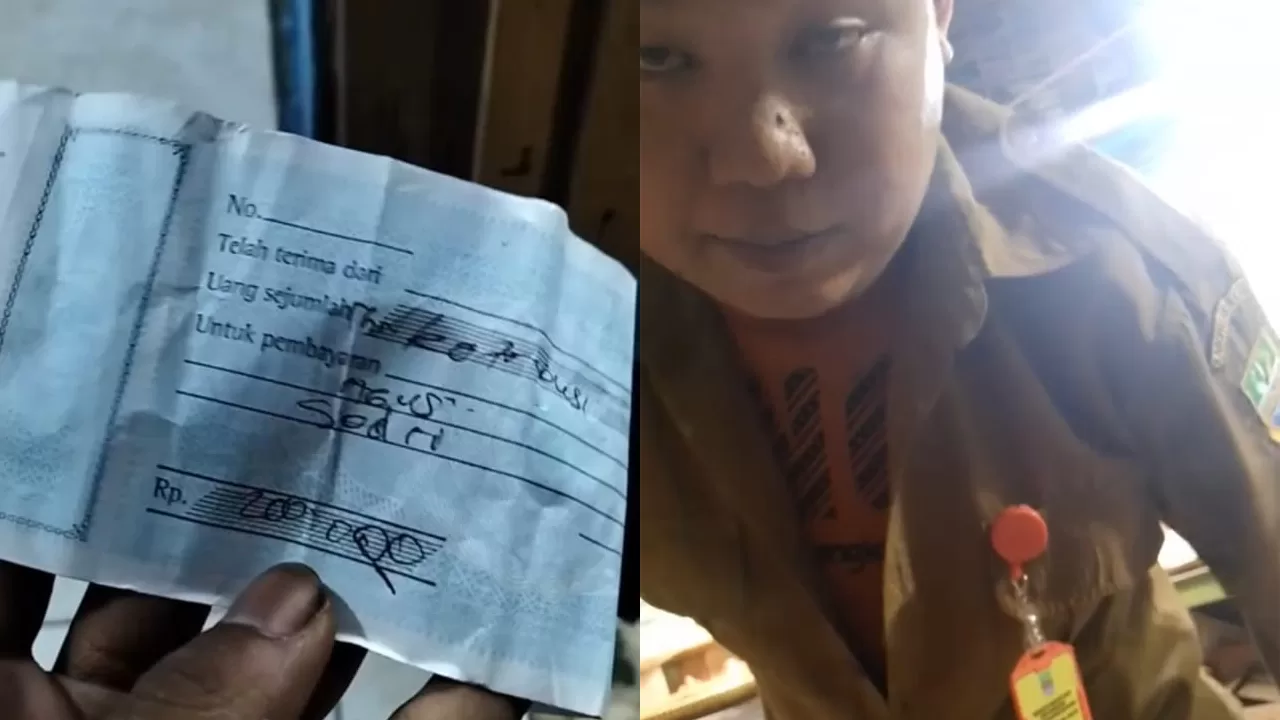 Video Viral Pedagang Pasar Induk Cibitung Dimintai Uang THR Rp 200 Ribu Oleh Petugas Berbaju Dinas ASN