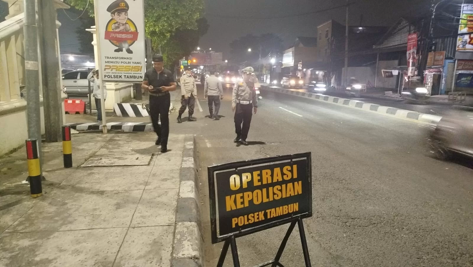 Operasi Kejahatan Jalanan Polsek Tambun Selatan.