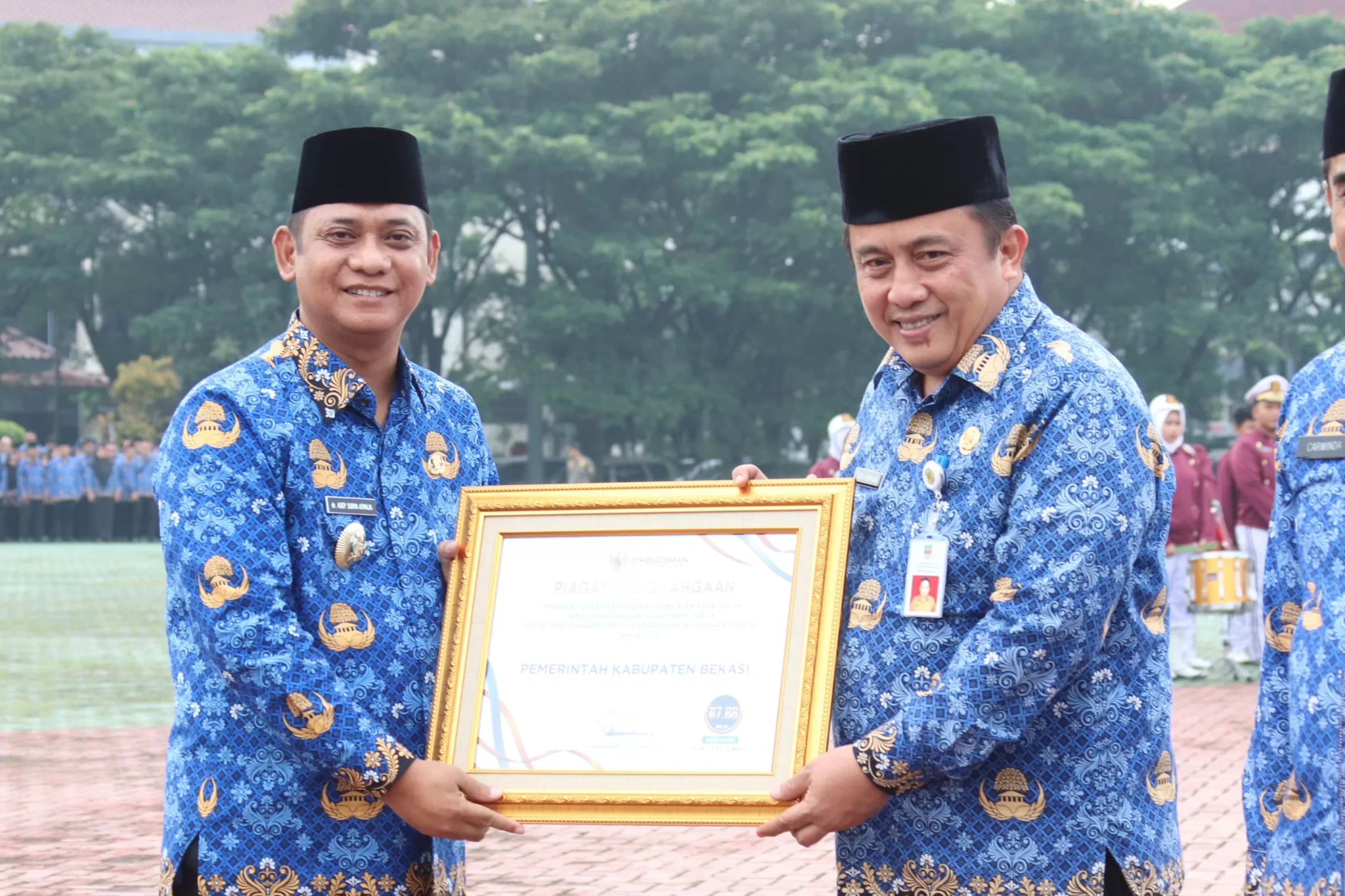 Penghargaan Pemkab Bekasi dari Ombudsman Republik Indonesia