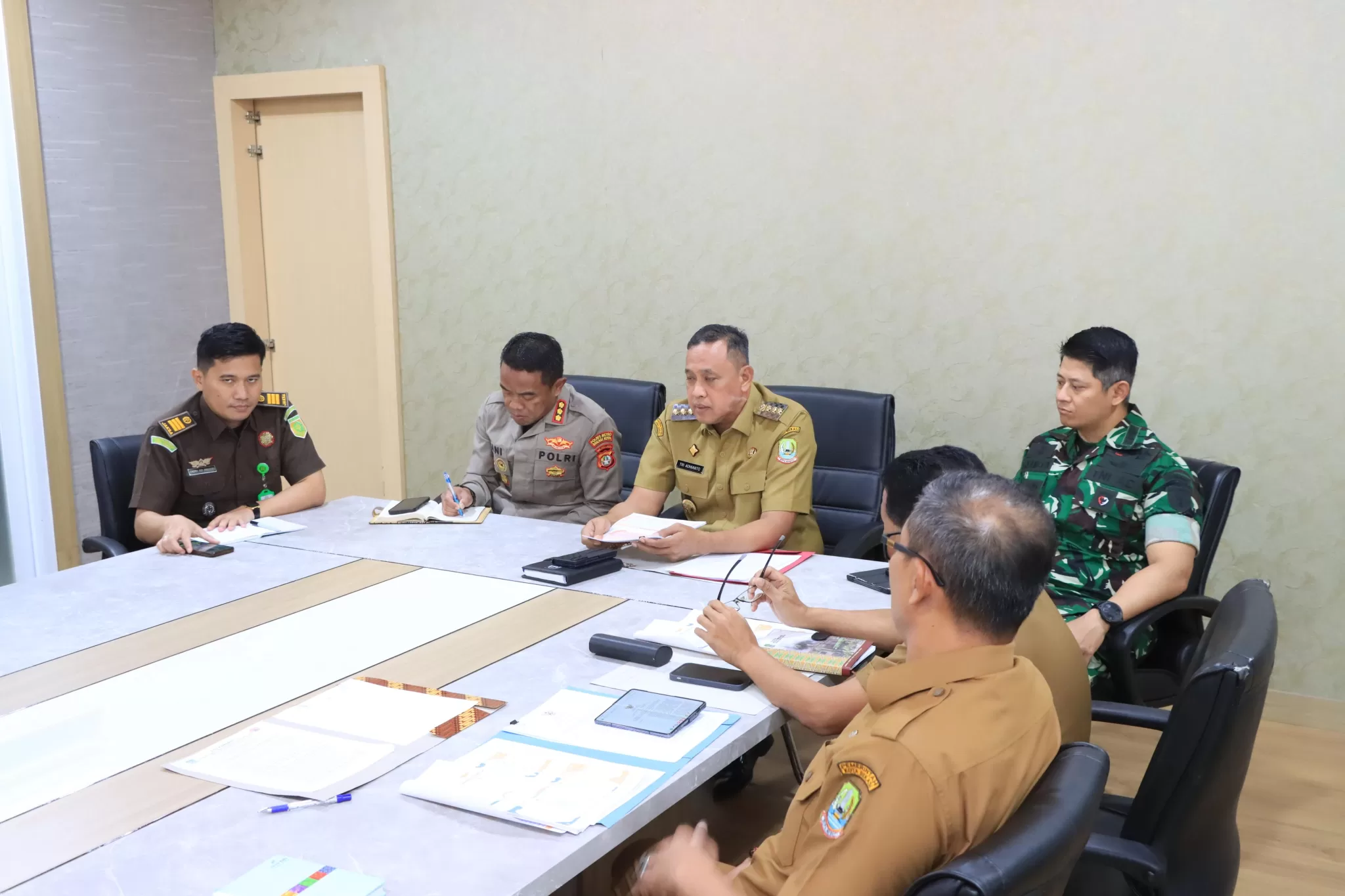 Rapat persiapan operasi ketupat jaya 2025. (ist)