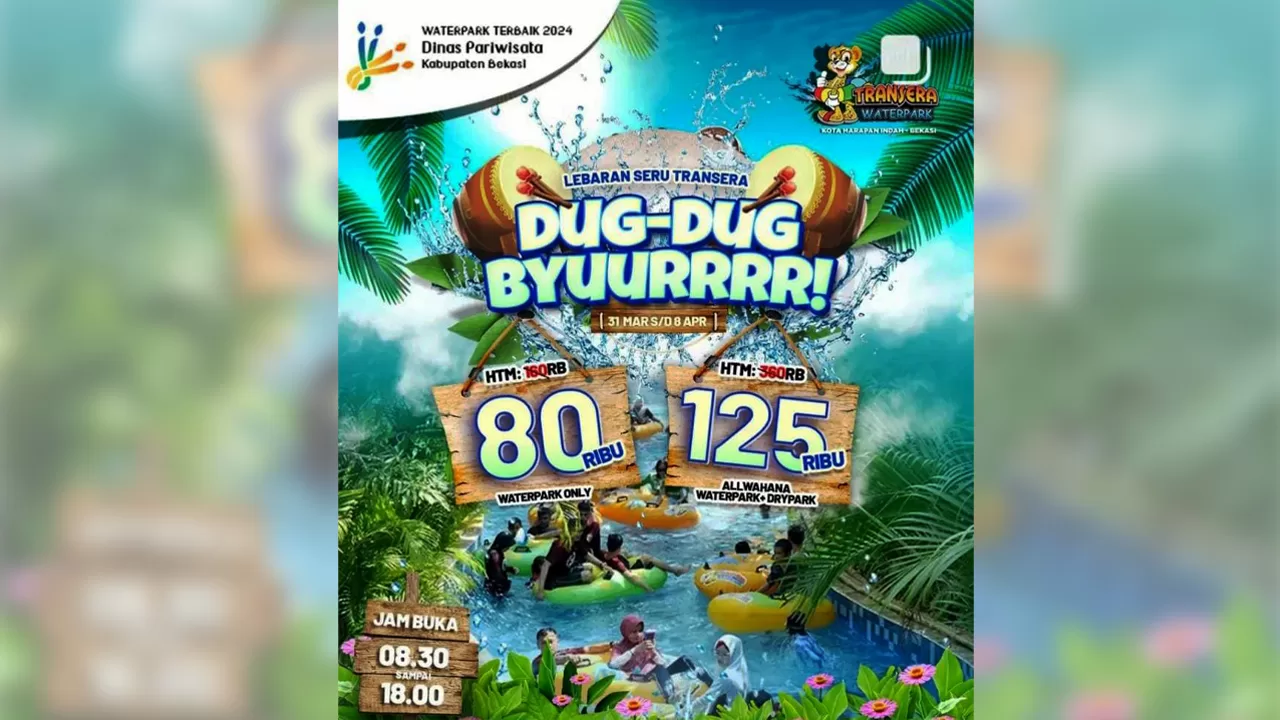 event DUG DUG BYUURRRR Transera Waterpark Bekasi