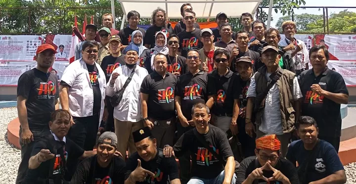 Foto bersama Perayaan HPN Bekasi Raya 2025