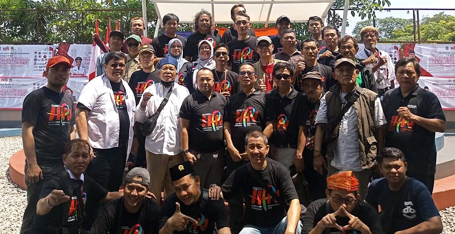 Foto bersama Perayaan HPN Bekasi Raya 2025
