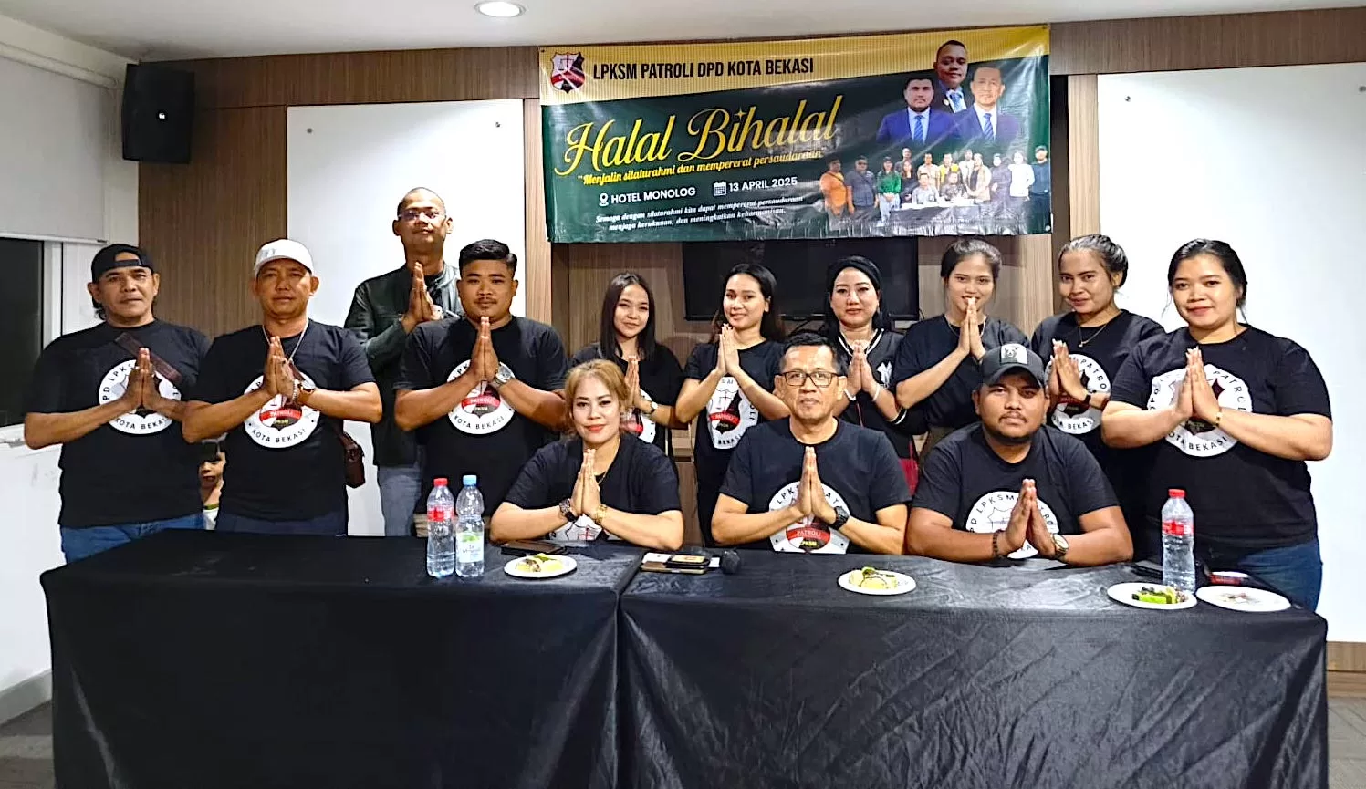 Halal Bihalal LPKSM Patroli Kota Bekasi. (Dok.LPKSM Patroli)