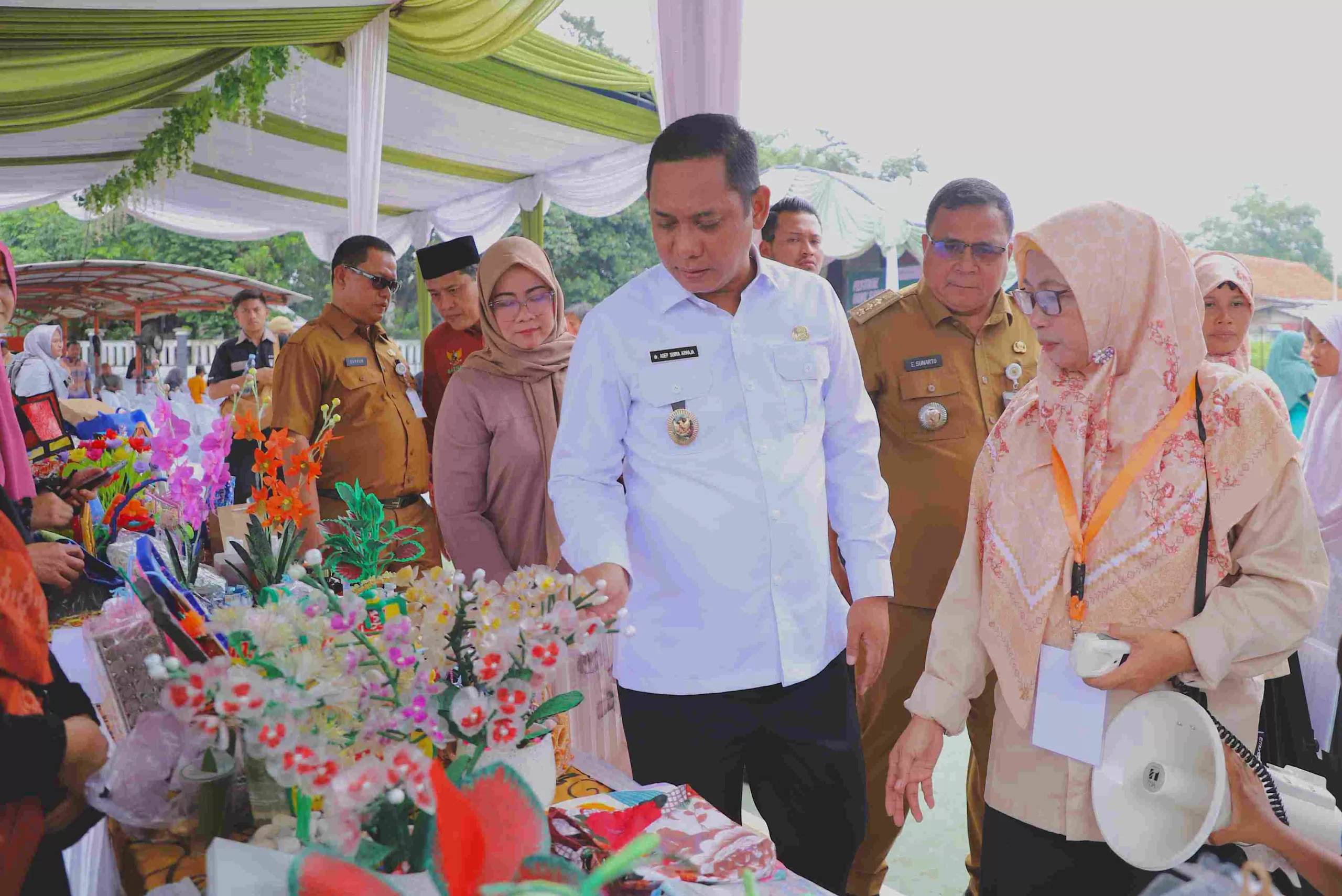 festival bank sampah di cibitung
