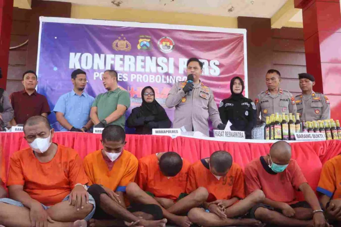 6 Preman di Probolinggo Ditangkap Polisi
