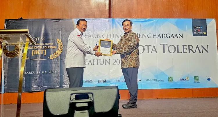Kota Bekasi dapat Penghargaan Kota Toleran