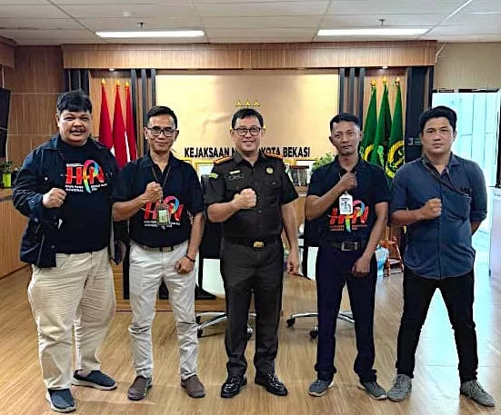 Panitia HPN Bekasi Raya Beraudiensi dengan Kejari Kota Bekasi