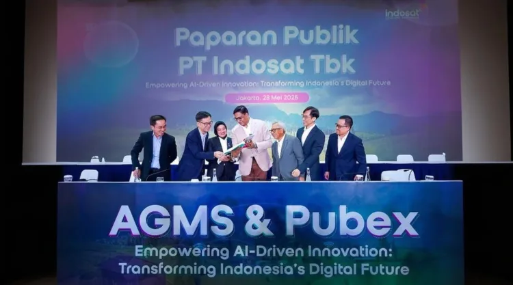 PT Indosat Tbk (ISAT) Bagikan Deviden di RUPST 2024.