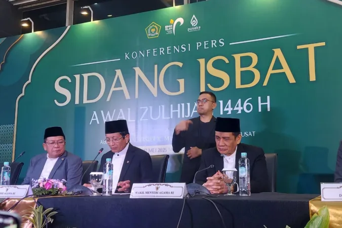 FOTO: Sidang Isbat Awal Zulhijah 1446, Hari Raya Idul Adha dilaksanakan pada 6 Juni 2025