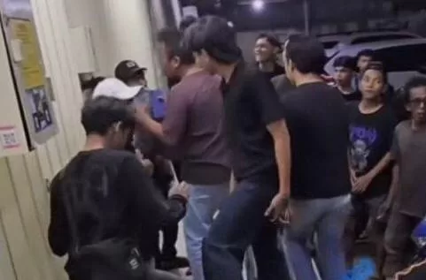 Terduga Pencuri saat diamankan pihak kepolisian