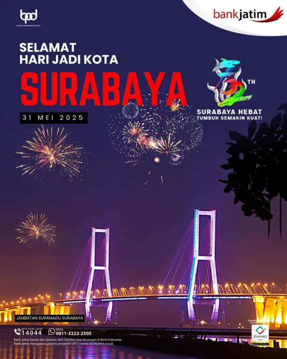 Selamat Hari Jadi Kota Surabaya Bank Jatim