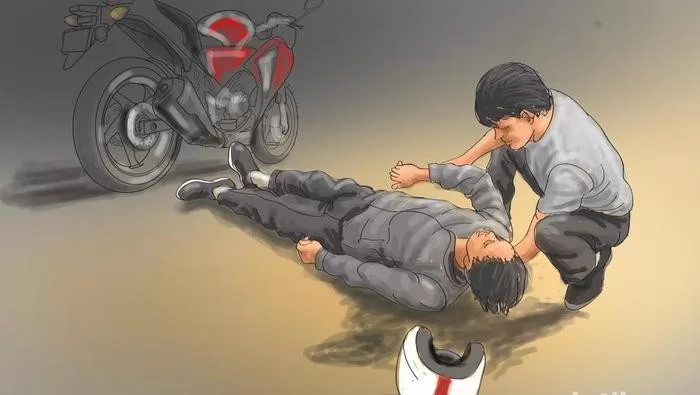 Pemuda di Babelan Tewas Terlindas Minibus Usai Tabrak Motor Didepannya